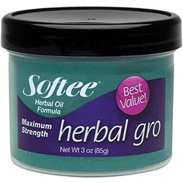 Softee Herbal Gro Oil Formula For Scalp And Hair - 3 Oz