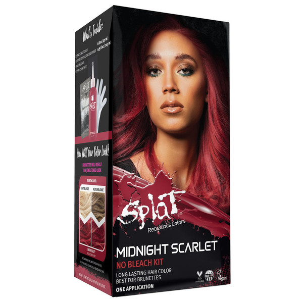 Splat Midnight Scarlet Hair Color - 6 oz