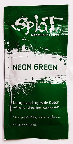 Splat Neon Green Hair Color - 1.5 FL Oz