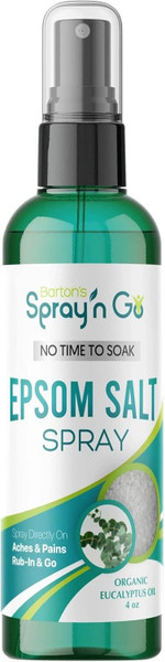 Spray n Go Epsom Salt Spray Eucalyptus Pain  - 4 oz