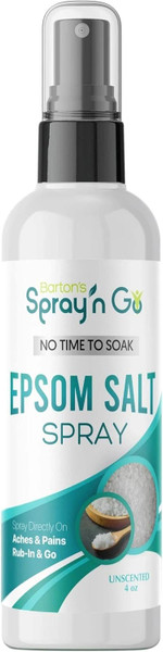 Spray n Go Epsom Salt Spray Unscented Pain - 4 oz