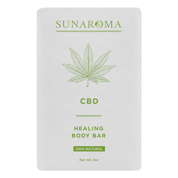 Sunaroma Cbd Healing Body Soap Bar - 8oz