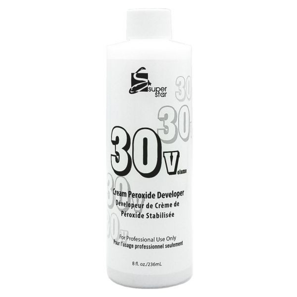 Super Star Cream Peroxide Developer 30 Volume - 8 fl Oz