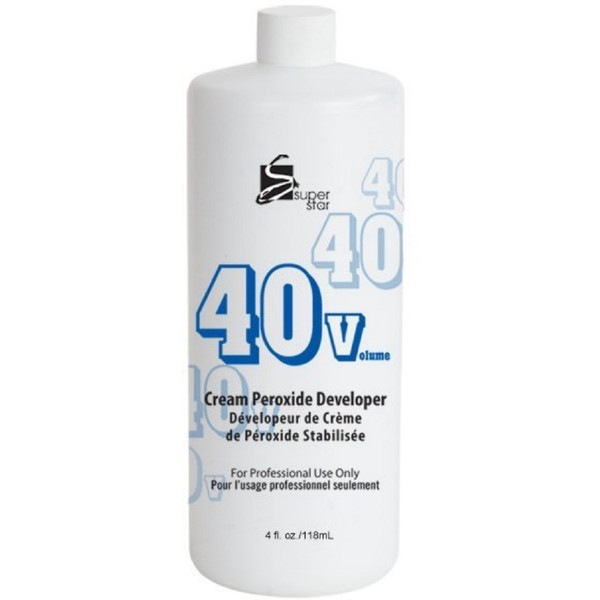 Super star 40 Volume Cream Peroxide Developer - 4 fl oz