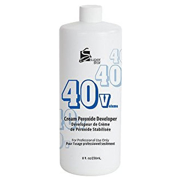 Super Star Stabilized Cream Peroxide Developer 40 Volume - 8 fl oz