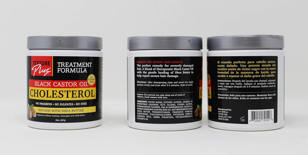 Texture Plus Black Castor Oil Cholesterol Conditioner - 20 oz