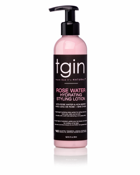 TGIN Rose Water Hydrating Style Lotion - 8 fl oz
