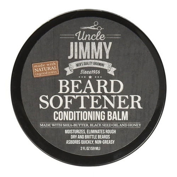 Uncle Jimmy Beard Softener Hair Conditioning Balm - 2 fl Oz