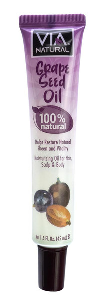 Via Natural Natural Grape Seed Oil - 1.5 Fl Oz
