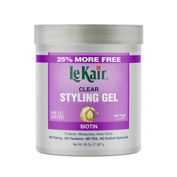LeKair Clear Styling Gel Biotin - 20 oz