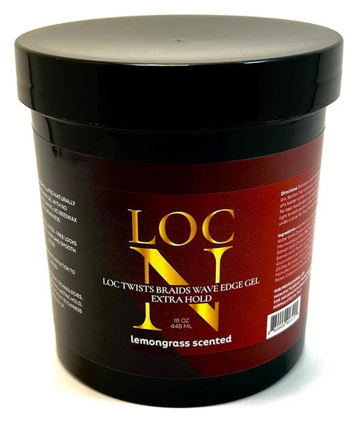 Loc N Loc Twists Braids Wave Edge Gel Extra Hold - 16 oz