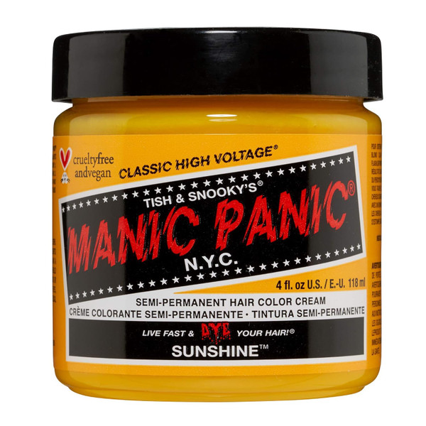 Manic Panic Sunshine Yellow Hair Dye - 4 oz