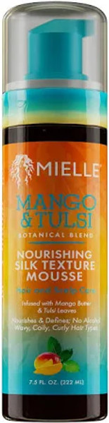 Mielle Mango & Tulsi Nourishing Silk Texture Mousse - 7.5 fl oz