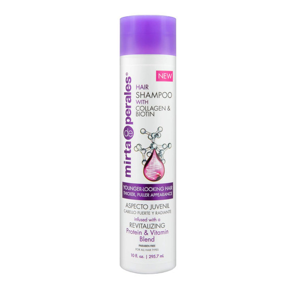 Mirta De Perales Shampoo Collagen & Biotin - 10 fl oz