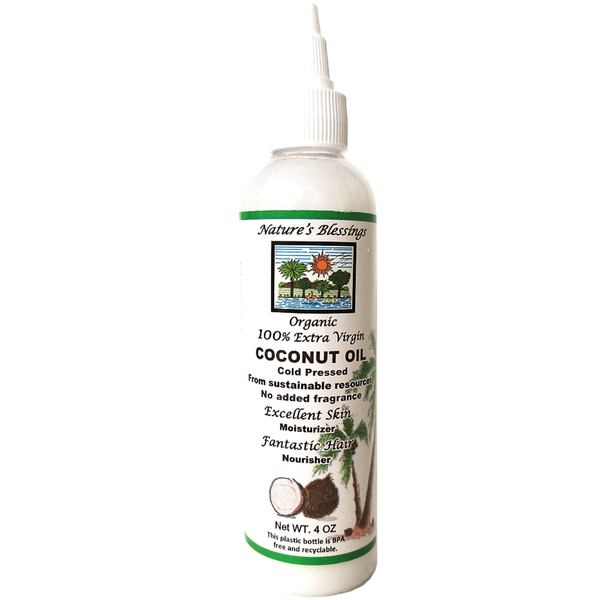 Natures Blessings Pure Coconut Oil - 4 Oz