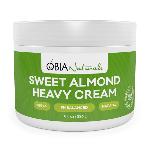 Obia Naturals Sweet Almond Heavy Cream - 8 fl Oz