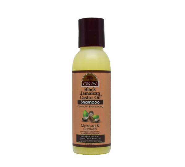 Okay Black Castor Oil Moisture Growth Shampoo - 2 fl oz