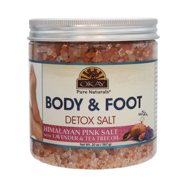 Okay Body Foot Spa Detox Salt - 20 Oz