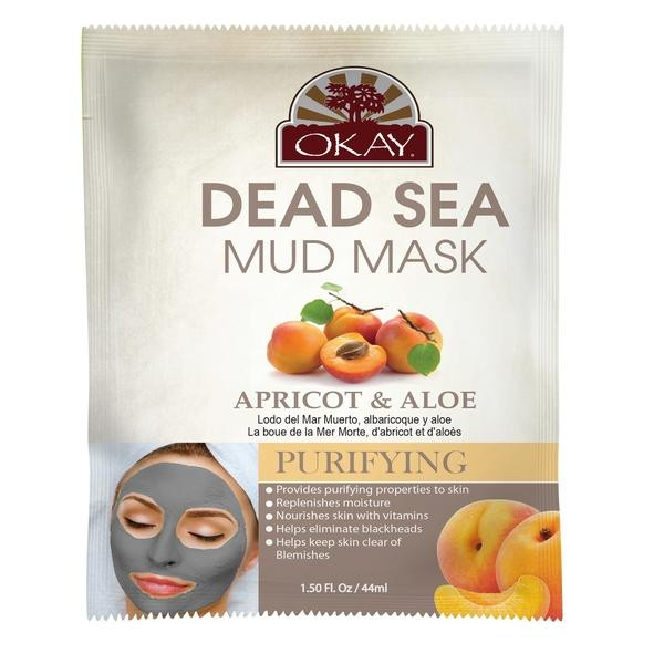 Okay Dead Sea Mud Mask Apricot & Aloe - 1.5 oz