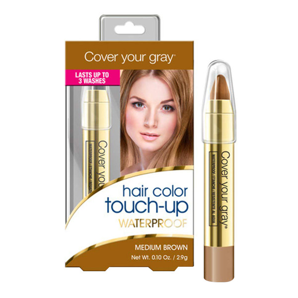 Cover Your Gray Waterproof Hair Color Medium Brown - 0.1 oz