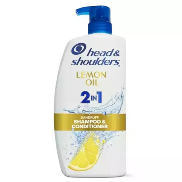 Head And Shoulders 2 In 1 Dandruff Shampoo And Conditioner, Lemon Essential Oil, 12.5 Oz