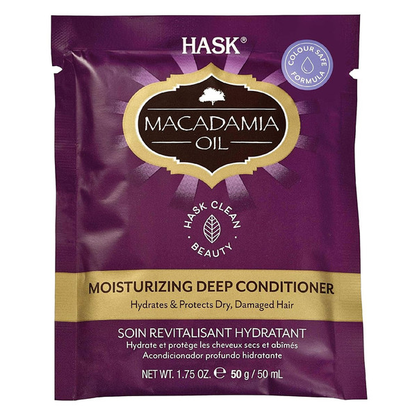 Hask Macadamia Oil Moisturizing Deep Conditioning - 1.75 Oz