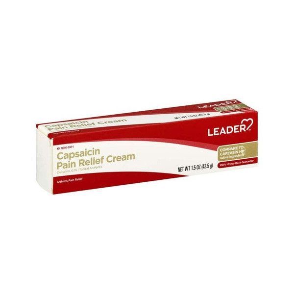 Leader Capsaicin Pain Relief Cream - 1.5 oz