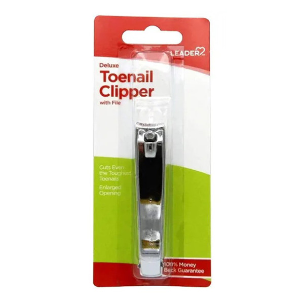 Leader Deluxe Nail Clipper With File - 1 Ea