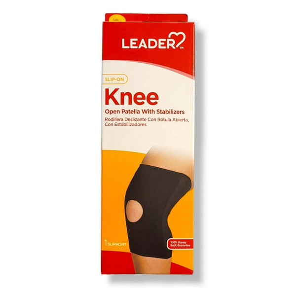 Leader Knee Support Slip On, Elastic Small - 1 Ct