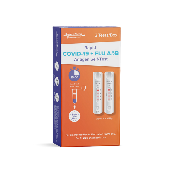 Speedy Swab Rapid COVID-19 + Flu A&B Antigen Self-Test - 1 Ct