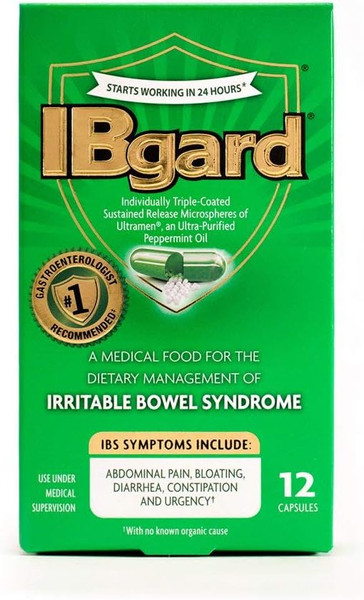 IBgard Irritable Bowel Syndrome Capsules - 12 ct