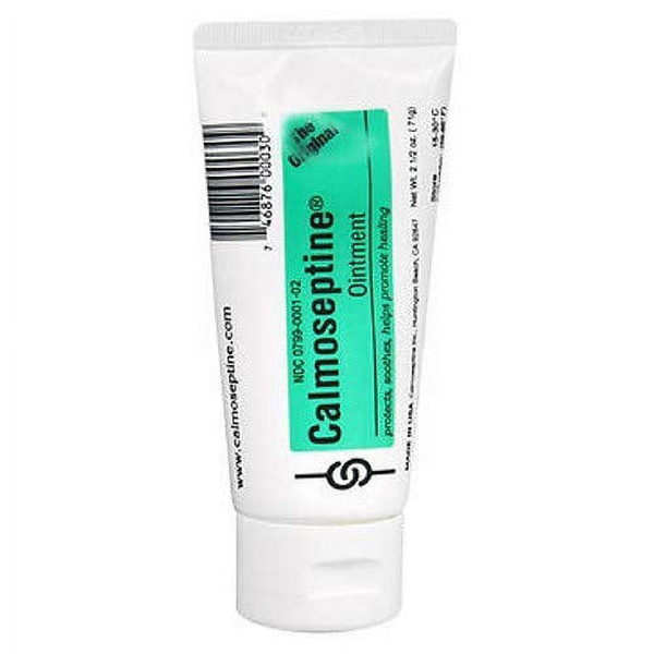 Calmoseptine Diaper Rash Ointment Tube, 2.5 Oz