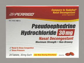 Perrigo Cold and Cough Relief 30 mg Strength Tablet - 24 per