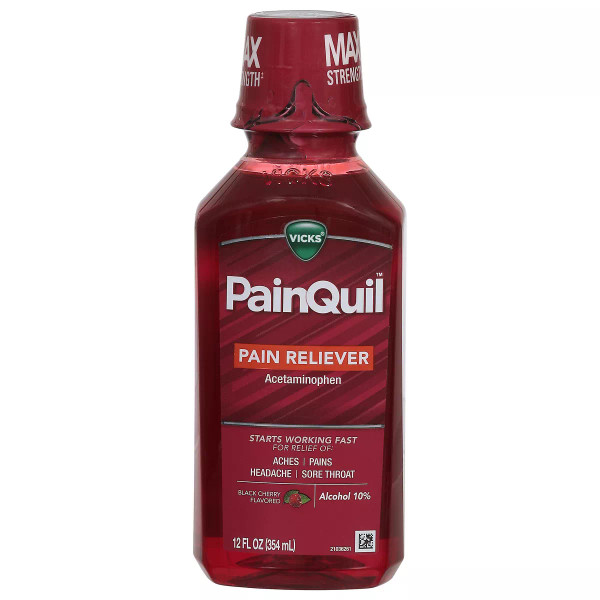 Vicks PainQuil Black Cherry Flavored Pain Reliever - 12 fl oz