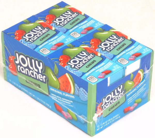 Jolly Rancher Chews Candy Original Fruit Flavors Chewy Bulk - 1 lb