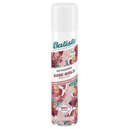 Batiste Dry Shampoo Rose Gold Radiant Rose Scent for Shine and Lift, 3.81 Oz  