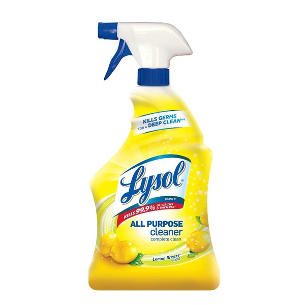 Lysol All Purpose Cleaner Spray, Lemon Breeze 32 Oz