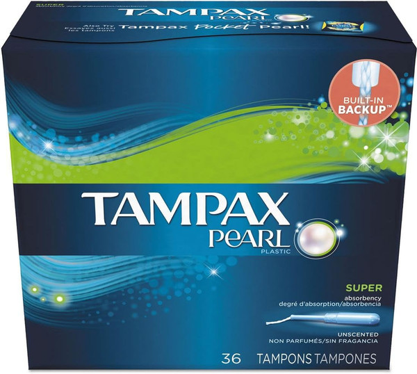 Tampax Pearl Super Unscnt Size 36Ct