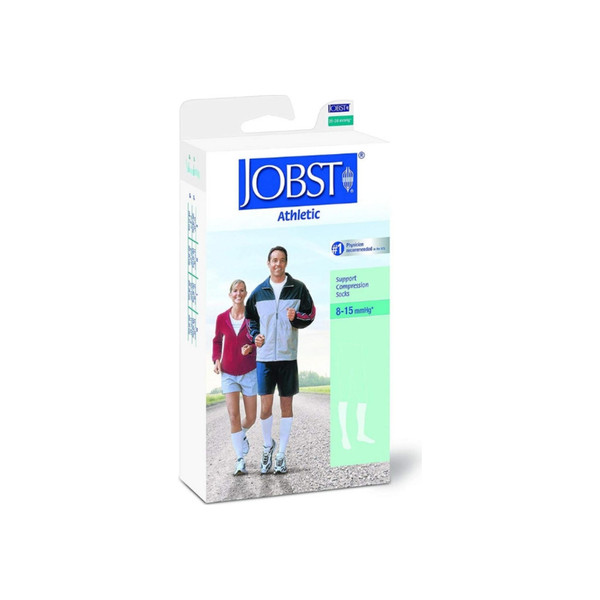 Jobst Men'S Dress Knee High 8-15 Closed Toe Socks, Brown, Medium, 1 Pair
