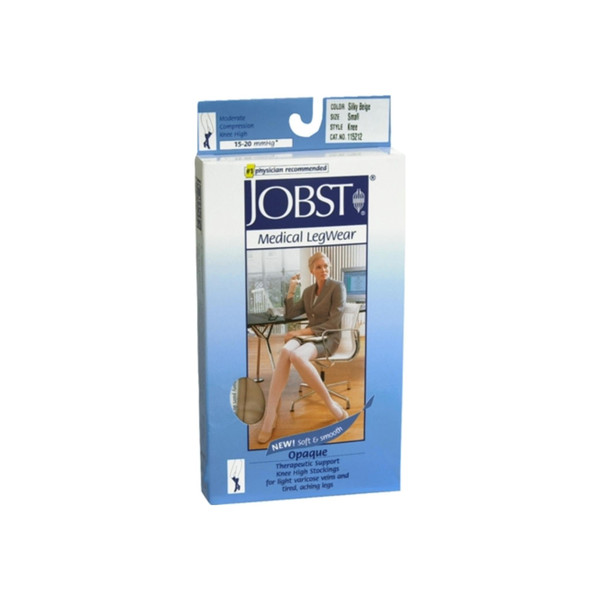 Jobst Medical Legwear Knee High 15-20 Mmhg Opaque Small Silky Beige 1 Pair