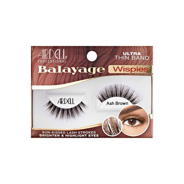 Ardell Balayage Wispies EyeLashes Ash Brown - 1 Ct