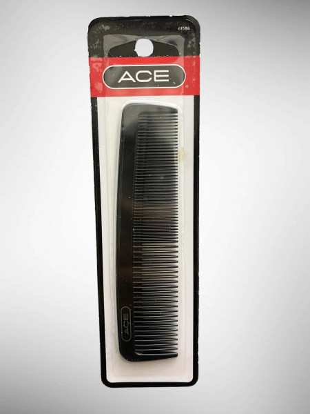 ACE 5 Classic Fine Tooth Pocket Comb - Black