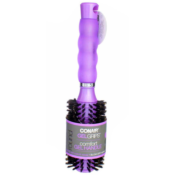 CONAIR Gelgrips Comfort Round Hair Brush - Assorted
