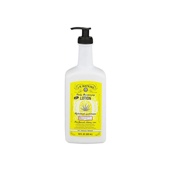 J.R. Watkins Daily Moisturizing Lotion With Aloe And Green Tea, 18 Oz