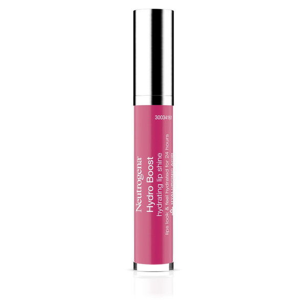 Neutrogena Hydro Boost Hydrating Lip Gloss, Vibrant Raspberry, 0.1 oz