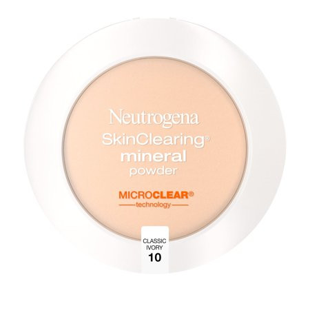 Neutrogena SkinClearing Mineral Acne Powder, Classic Ivory 10, .38 oz