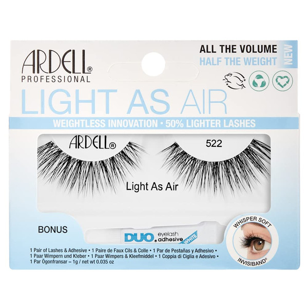 Ardell Light As Air Lashes 522 Black - 1 Ct