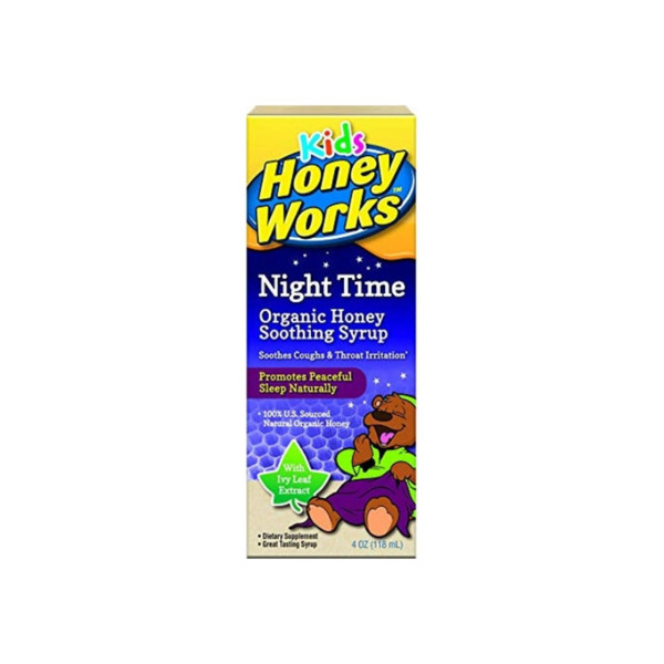Honeyworks Organic Honey Soothing Syrup With Ivy Leaf Extract, 4 Oz