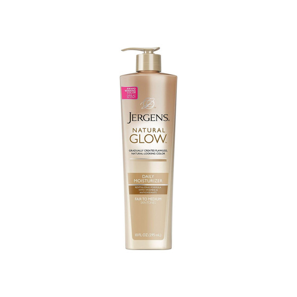 Jergens Natural Glow Daily Moisturizer, Fair To Medium Skin Tones 10 Oz