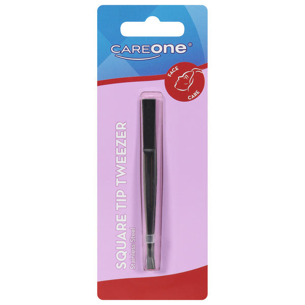 CAREone Square Tip Tweezers - 1 Ct